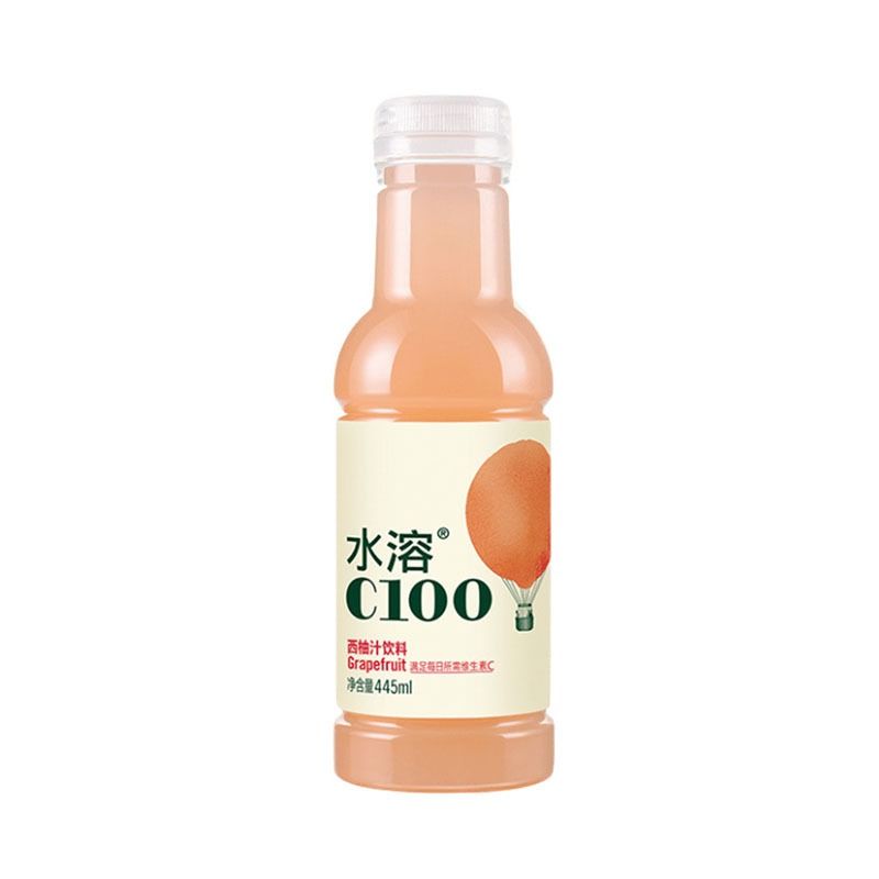 水溶C100 西柚汁饮料 445ml／瓶.jpg