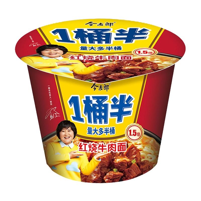 今麦郎 红烧牛肉面 136g／桶