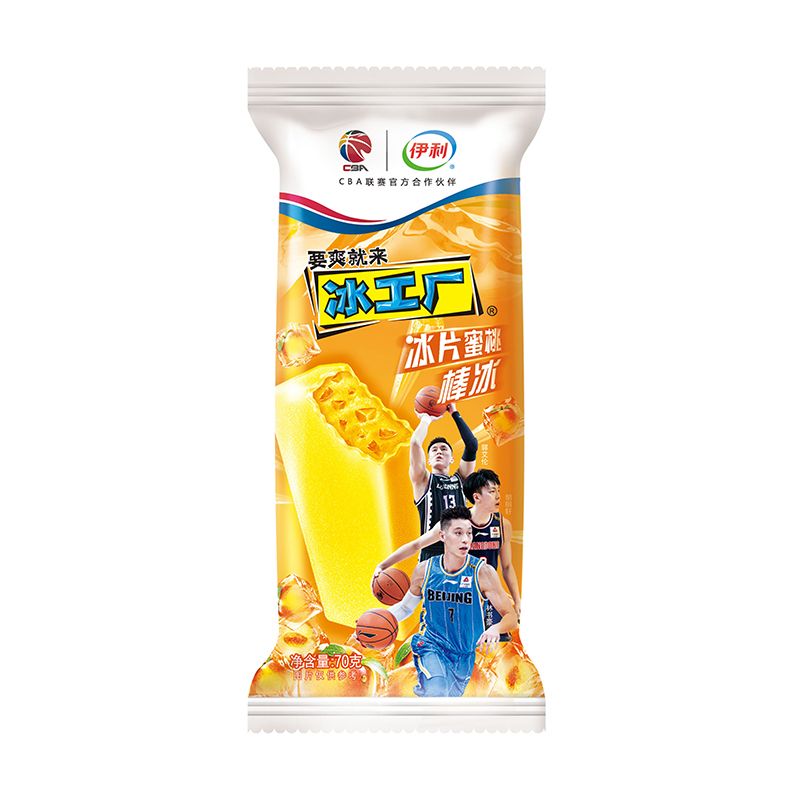 冰工厂 冰片蜜桃棒冰 70g／支