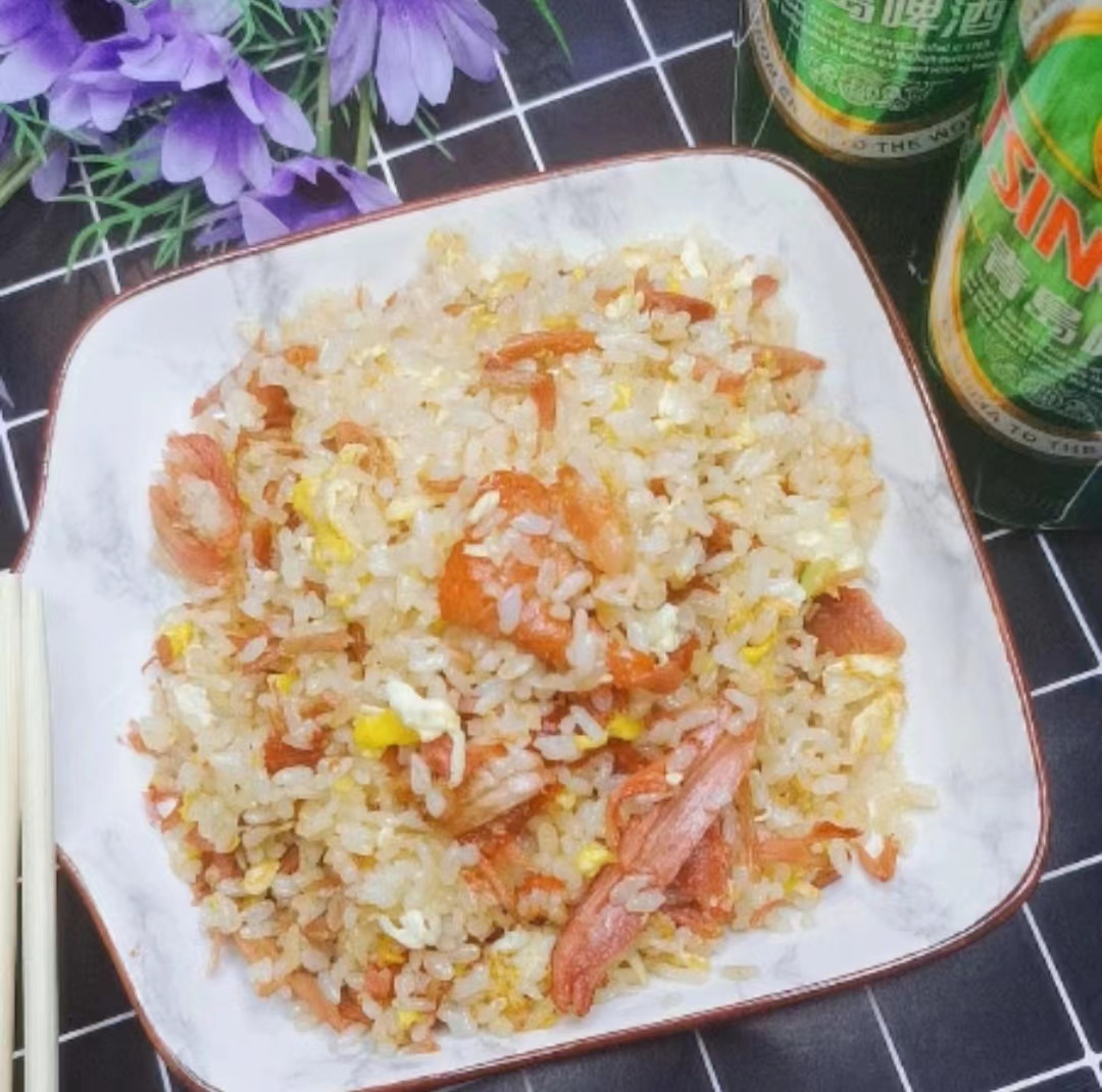 鸭腿炒饭（整只鸭腿）