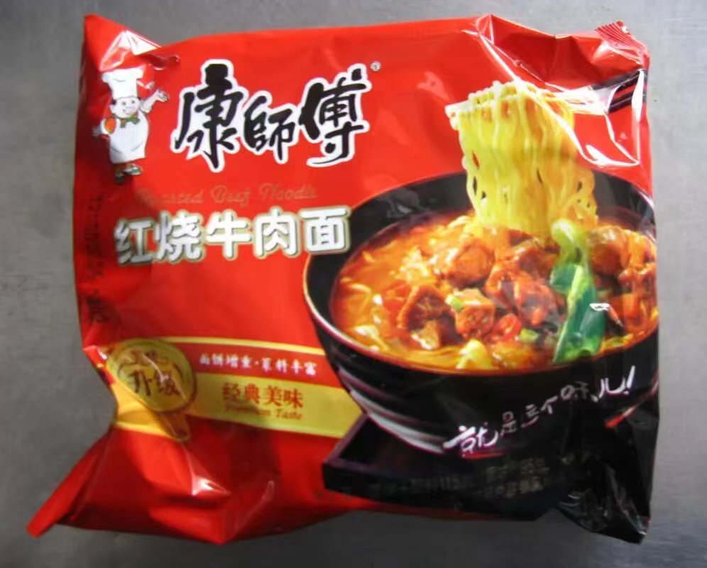 康师傅红烧牛肉面