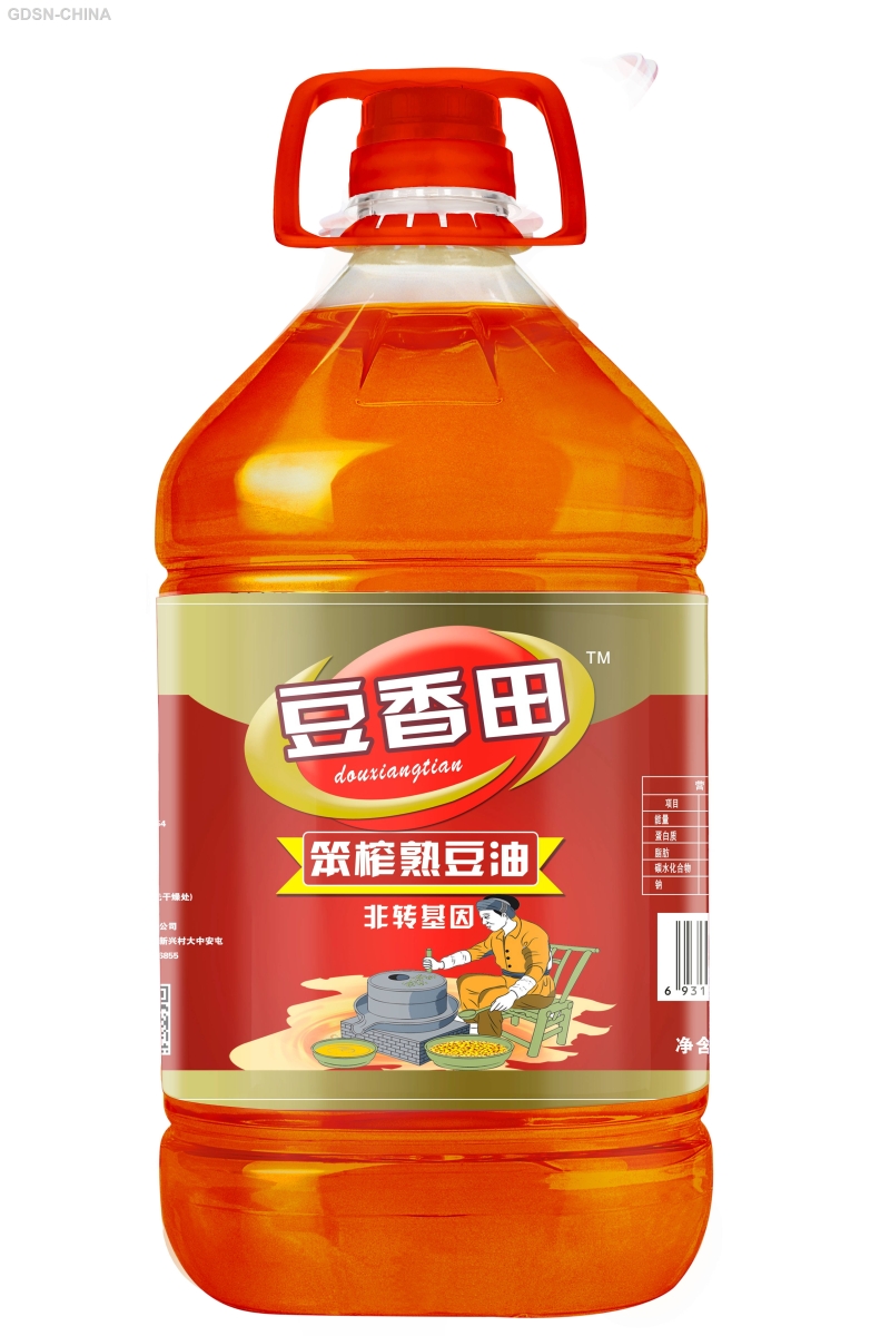 中安豆香田笨榨大豆油5L