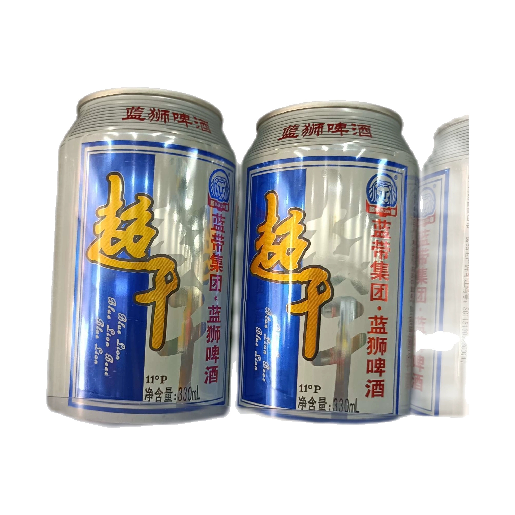 蓝狮超干啤酒330ml