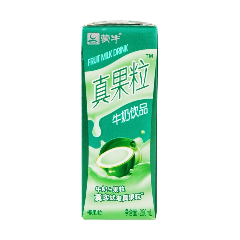 蒙牛椰果真果粒牛奶250ml