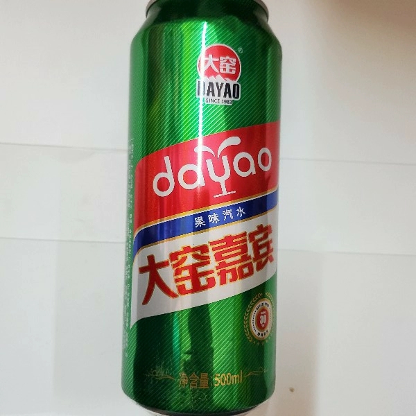 大窑嘉宾原味听装汽水500ml