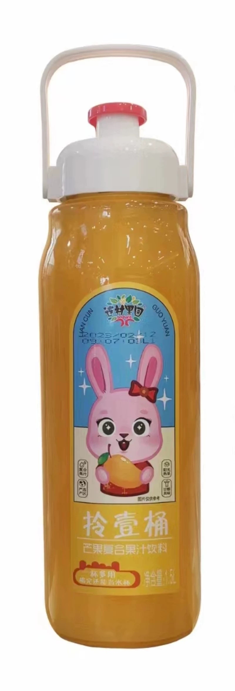 连村果园拎壹桶芒果复合饮料1.5L