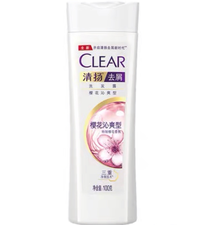 清扬去屑樱花沁爽洗发水100ml