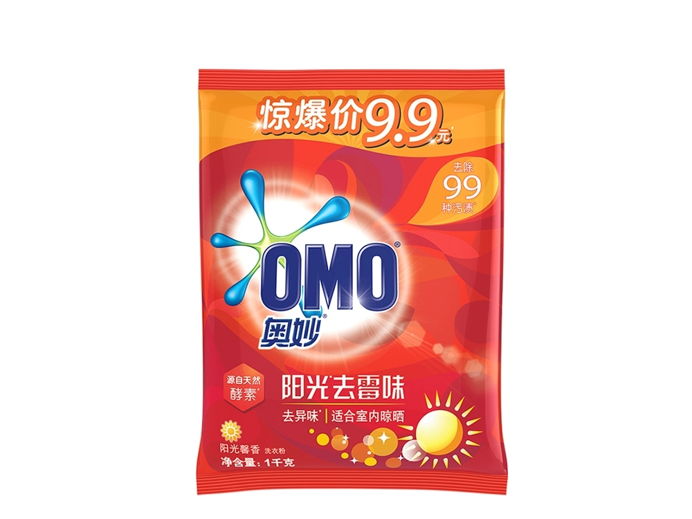 奥妙阳光去霉味洗衣粉1kg