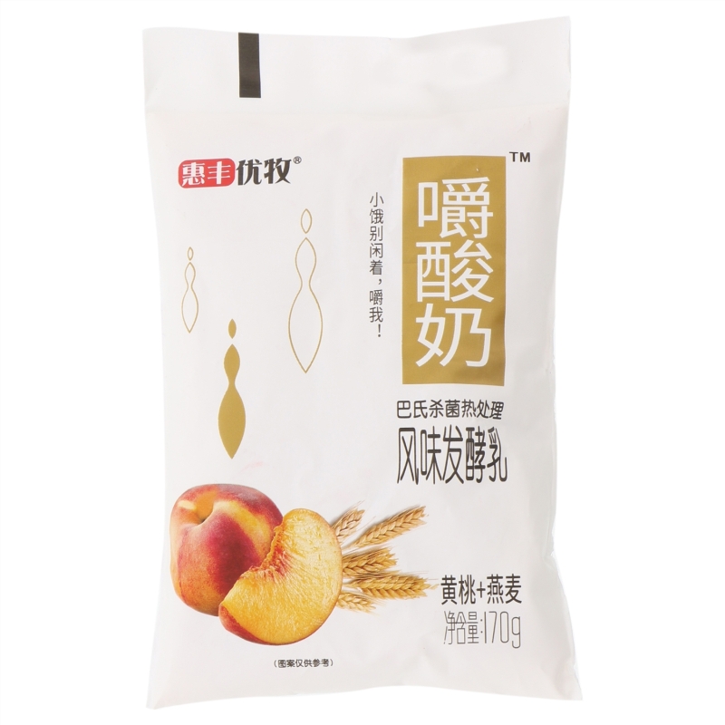 惠丰燕麦黄桃酸奶170g