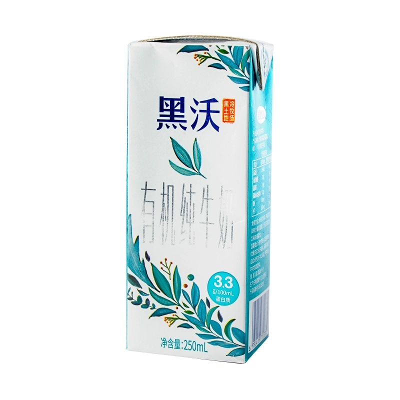 黑沃砖有机纯牛奶250ml