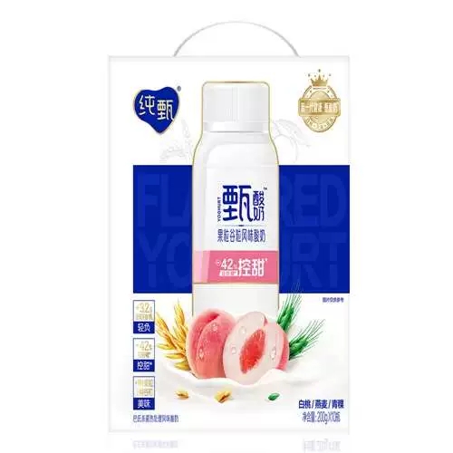 纯甄白桃青稞果粒谷粒风味酸奶200g.jpg