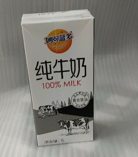 妙可蓝多纯牛奶1L